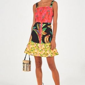 Farm Rio Mixed Fruit Mini Dress